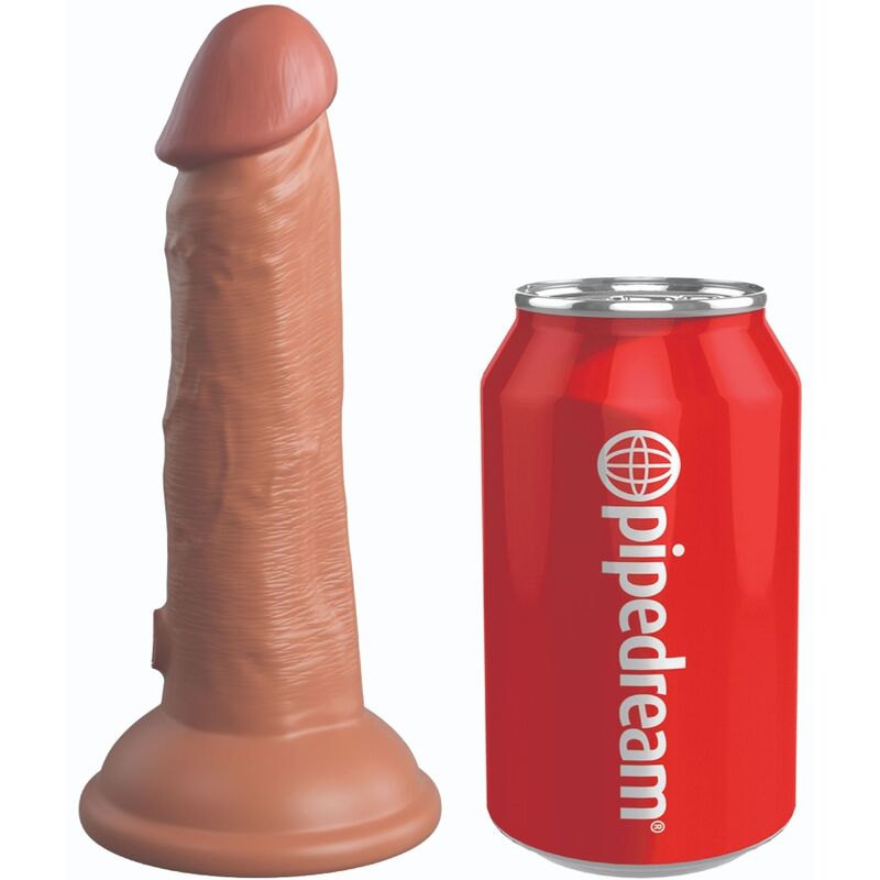 KING COCK - ELITE DILDO REALISTICO IN SILICONE 15.2 CM CARAMEL