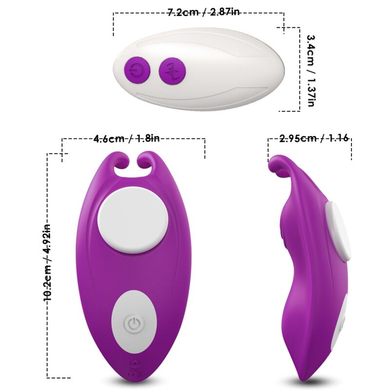 ARMONY - MUTANDINE INDOSSABILI HONEYBEE VIBRATORE G-SPOT REMOTE CONTROL VIOLA