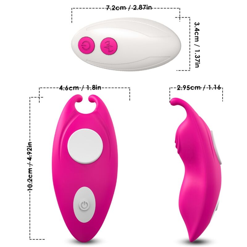 ARMONY - MUTANDINA INDOSSABILE HONEYBEE VIBRATORE G-SPOT REMOTE CONTROL FUCSIA