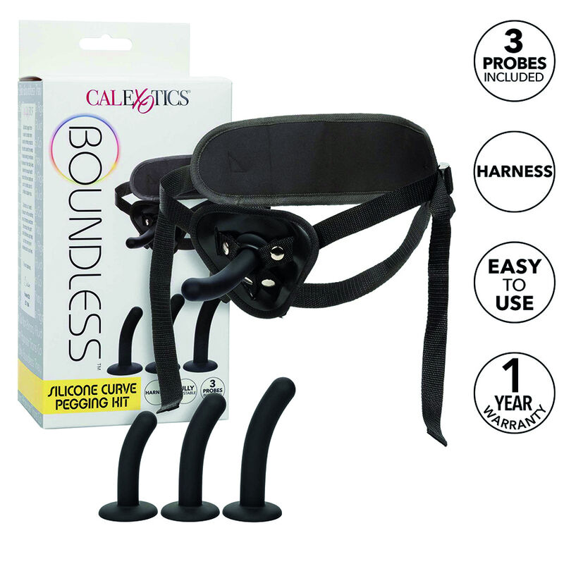 CALEXOTICS - BOUNDLESS KIT DI PEGGING PER CURVE IN SILICONE