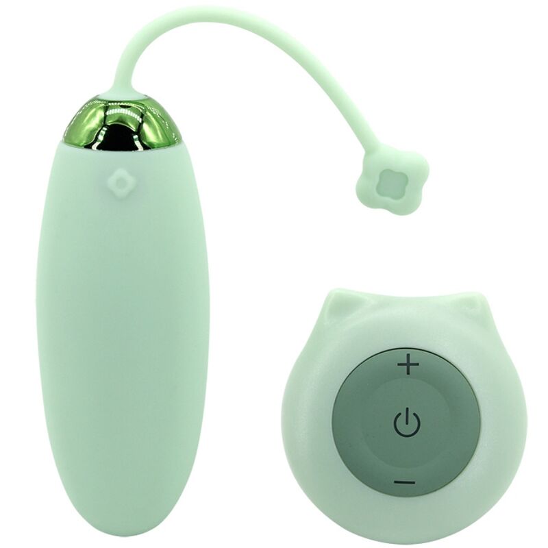 ARMONY - KITTY FUN VIBRATORE UOVO TELECOMANDO 10 VIBRAZIONI VERDE