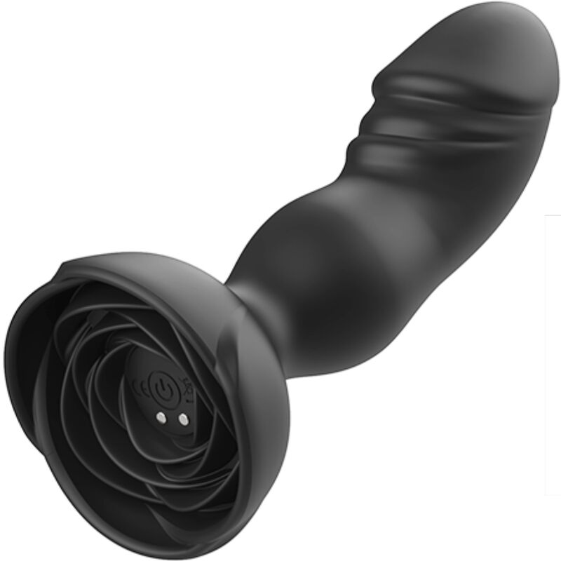 ARMONY - EXTREME A BLOOM VIBRATORE ROSE E TELECOMANDO PLUG ANALE NERO