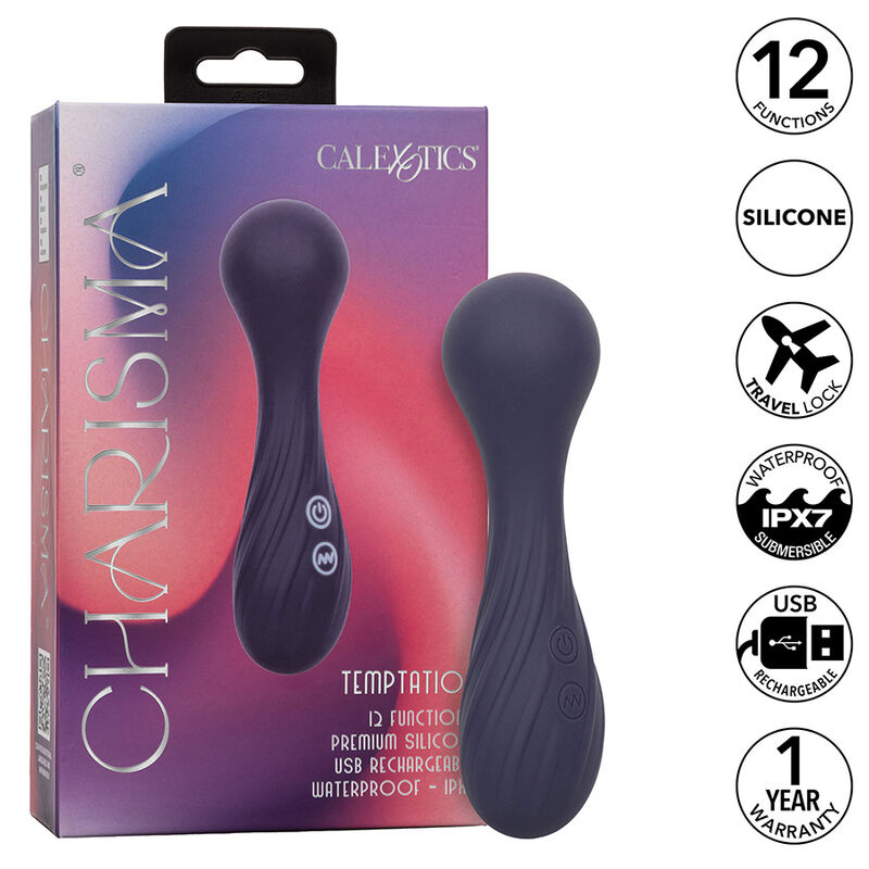 CALEXOTICS - CHARISMA TEMPTATION MASSAGGIATORE 12 FUNZIONI VIOLA