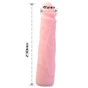 BAILE - DILDO IN SILICONE REALISTICO AL TOCCO DELLA PELLE 23 CM