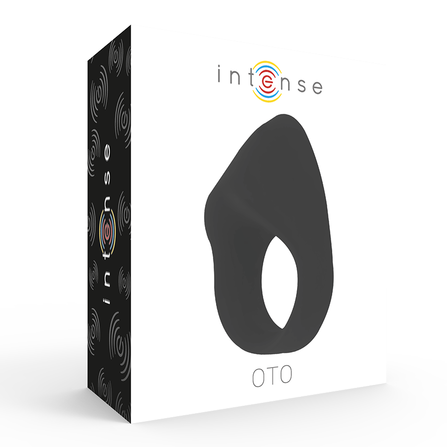 INTENSE - ANELLO VIBRATORE RICARICABILE OTO NERO