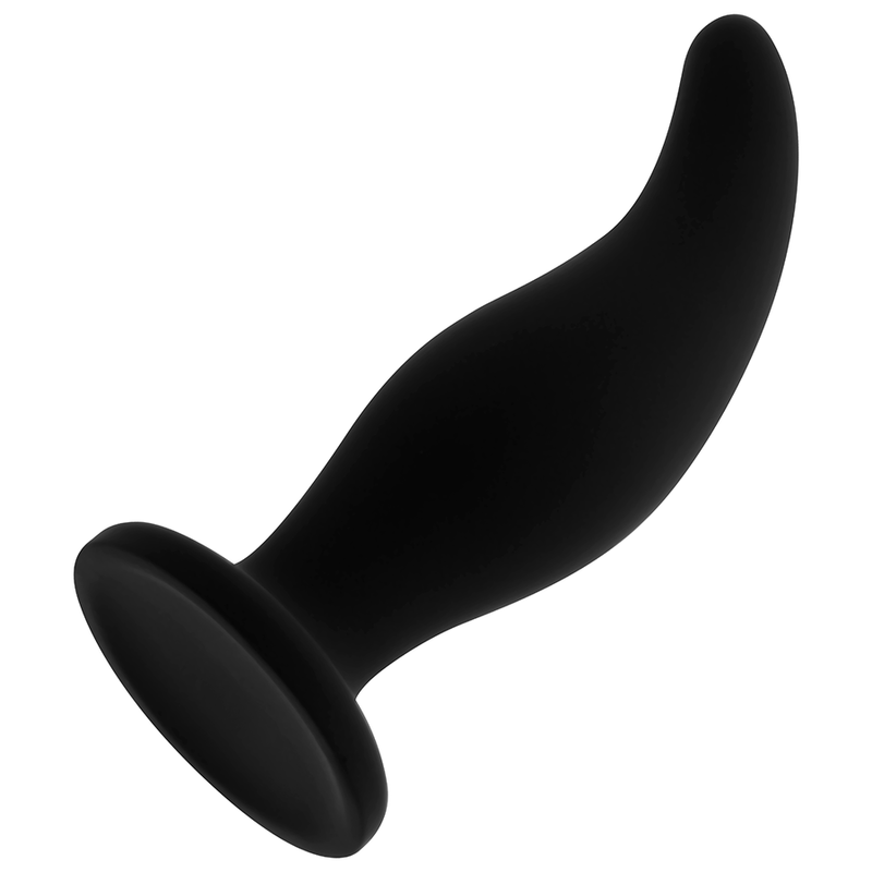 OHMAMA - PLUG ANALE CURVO IN SILICONE P-POINT 12 CM